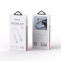 Yesido adapteris YAU44 Audio - Lightning uz 3,5 mm ligzdu - balta