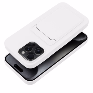 Case for iPhone 15 PRO MAX Card Case white