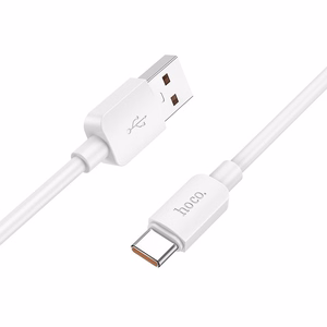 Kabelis USB A uz USB C Hoco PD 6A 100W 1 m X96 balts
