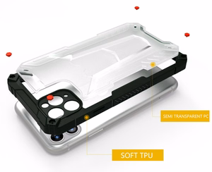 Tel Protect hibrīda apvalks Iphone 13 Pro Max sarkans