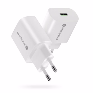 lādētājs 1x USB Quick Charge 3.0 18W balts