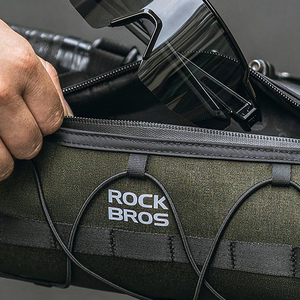 Rockbros 30110049001 velosipēda stūres soma 2 l - zaļa