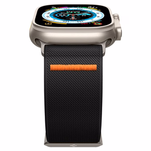 Spigen Fit Lite Ultra siksniņa Apple Watch 4/5/6/7/8/9/SE/Ultra (42/44/45/49 mm) - melns