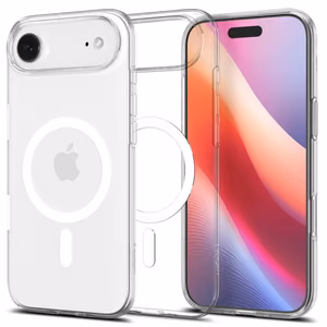 Spigen Liquid Crystal MagSafe Case for iPhone 17 Air - Clear and White