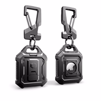 Tech-Protect Kevlar Pro macins priekš Apple AirTag 1/2 - Melns