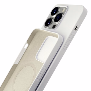 3mk Hardy Silikona MagCase iPhone 14 Pro Max - balts