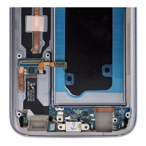 FixCell displejs LCD SAMSUNG S7 ar rāmi melns (refurb)
