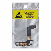 Uzlādes fleksis USB IPHONE 12 mini melns (izvilkts)