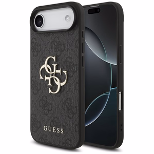 Guess 4G Lielā Logotipa Viedtālruņa apvalks iPhone 17 Air - melna