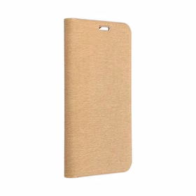 LUNA Book Gold viedtālruņa apvalks HUAWEI P20 Lite zelta
