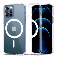Tech-Protect MagMat Magnētiskais viedtālruņa apvalks iPhone 12 / 12 Pro - caurspīdīgs