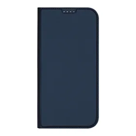 Dux Ducis Skin Pro viedtālruņa apvalks iPhone 16 Pro Max ar atveramu vāciņu un karšu nodalījumu - zils