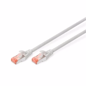 DIGITUS – CAT 6 S/FTP tīkla komutācijas kabelis, 1 m, pelēkā krāsā