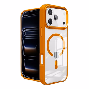ROAR case MAG BUMPER compatible with MagSafe for IPHONE 16 Pro orange