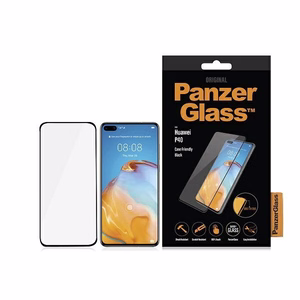 PanzerGlass E2E Super+ aizsargstikls Huawei P40 - ar melnu rāmi