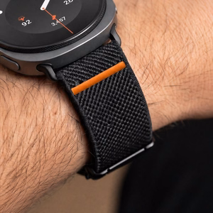 Tech-Protect Nylon Clasp siksniņa modelim Samsung Galaxy Watch Ultra 47 mm – melna