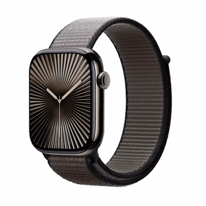Crong Nylon Apple Watch sporta siksniņa, 44/45/46/49 mm, nakts pelēka
