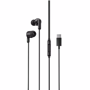 XO EP84 vadu austiņas ar USB-C savienojumu, melnas
