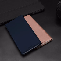 Dux Ducis Skin Pro viedtālruņa apvalks Xiaomi Redmi Note 12 Flip karšu maciņš statīvs zila