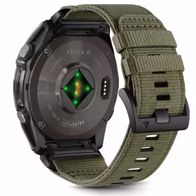 Siksniņa TECH-PROTECT NYLON CLASSIC GARMIN FENIX 5X / 5X PLUS / 6X / 6X PRO / 7X / 8 (51 MM) olīvu zaļš