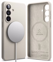 Ringke Silikona MagSafe Maciņš for Samsung Galaxy S26 - bēšs