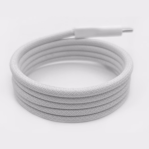 Puro magnētiskais USB-C - USB-C 60W USB 3.2 (20 Gbps) 1m magnētiskais kabelis - balts
