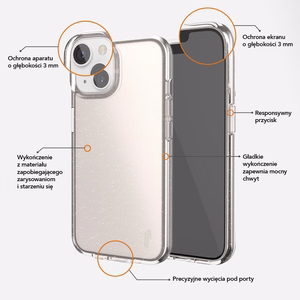 Ugly Rubber Vogue viedtālruņa apvalks iPhone 15 Plus 6,7" rozā zelts