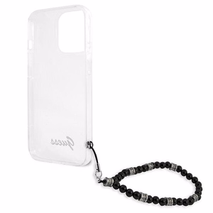 Guess GUHCP13LKPSBK iPhone 13 Pro / 13 6.1" прозрачный жёсткий чехол Black Pearl
