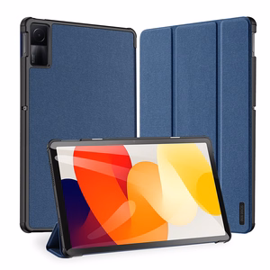 Dux Ducis Domo apvalks ar viedās miega funkciju Xiaomi Redmi Pad SE 11'' planšetdatoram - zils