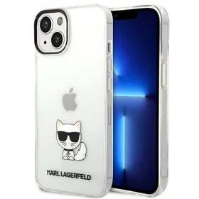 Viedtālruņa apvalks Karl Lagerfeld KLHCP14MCTTR iPhone 14 Plus 6.7\" skaidrs / skaidrs Choupette Body