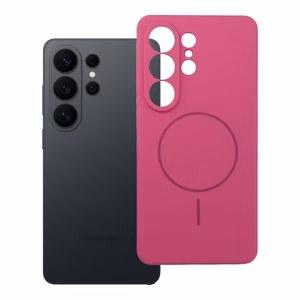 SILIKONA 2mm korpuss priekš SAMSUNG S26 Ultra saderīgs ar MagSafe rozā krāsā