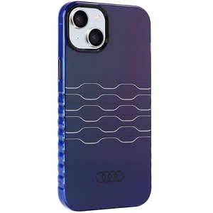 Audi IML MagSafe viedtālruņa apvalks iPhone 15 Plus / 14 Plus - zils