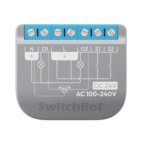 SwitchBot Relay Switch 2PM viedais divu kanālu slēdzis