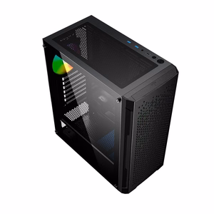 Gembird CCC-FC-400X Fornax 400X Gaming ARGB melns datora korpuss