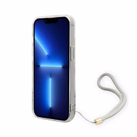 Guess GUOHCP14MHFLSU iPhone 14 Plus 6.7 "violets/violets cietais apvalks Ziedu siksna