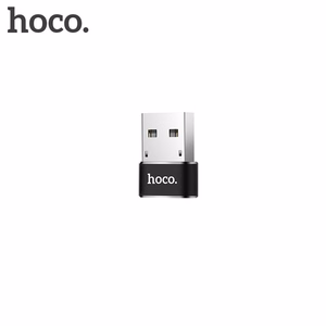 Adapteris OTG USB A uz USB C Hoco UA6 melns