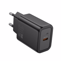Lādētājs viedtālrunim Hoco USB C QC PD 30W N62 melns