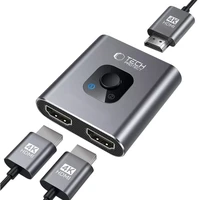 Tech-Protect HB07 HUB adapteris 2in1 HDMI 4K 60Hz - pelēks