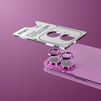 Etteri kameras lēcas aizsargs iPhone 16 / 16 Plus rozā