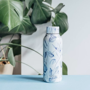 Quokka Solid nerūsējošā tērauda termopudele, 510 ml, Gray Bouquet