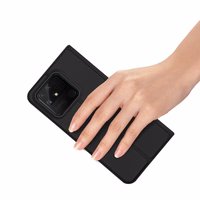 Dux Ducis Skin Pro viedtālruņa apvalks ar vāciņu Realme Narzo 50A, melns