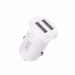 XO automašīnas lādētājs CC67 12W 2x USB balts