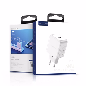Wall charger Dux Ducis C100 - Type C - PD 30W 3A white