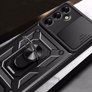 Tech-Protect Camshield Pro viedtālruņa apvalks Samsung Galaxy M35 5G - melns