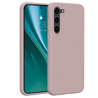 Etteri silikona viedtālruņa apvalks Samsung Galaxy S23 Plus gaiši rozā