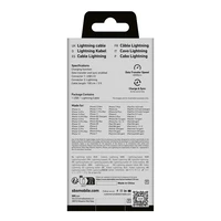 SBS TECABLEUSBIP589K USB-A - Lightning kabelis 1 m MFi sertificēts - melns