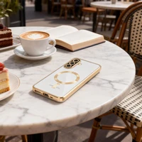 Tech-Protect MagFlex MagSafe Case for Samsung Galaxy A57 5G - Transparent Gold