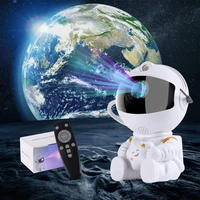LED 3D galaktikas un zvaigžņu projektors Reach Mini Astronaut balts