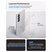 SPIGEN futrālis ULTRA HYBRID priekš SAMSUNG S26 Plus crystal clear