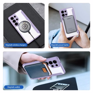 Futrālis Dux Ducis Skin X Pro priekš Samsung S938 S25 Ultra violets